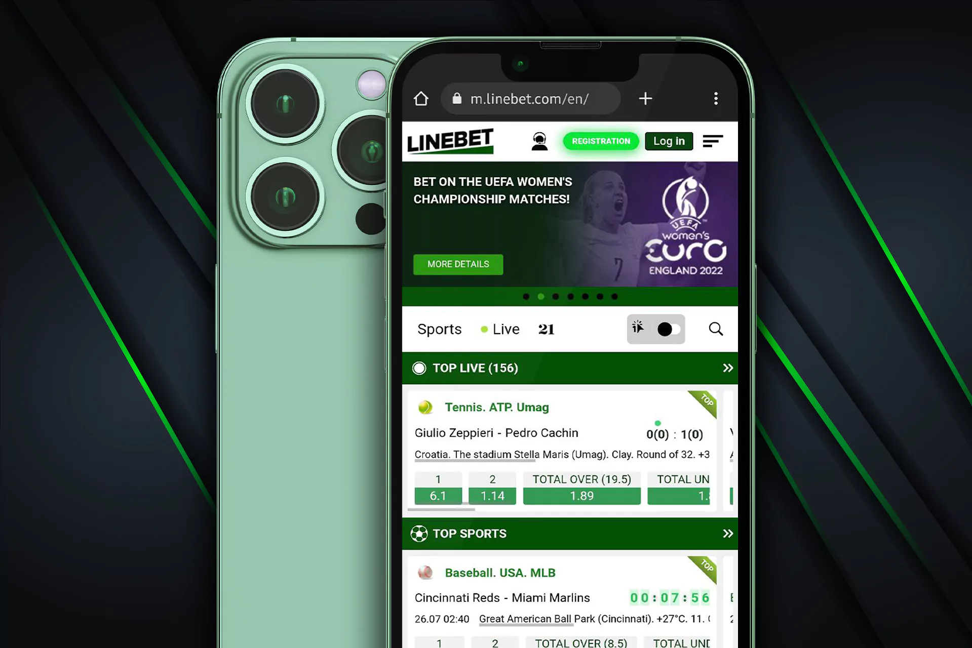 There is a website mobile version of Linebet for those who do not want to download the soft.
