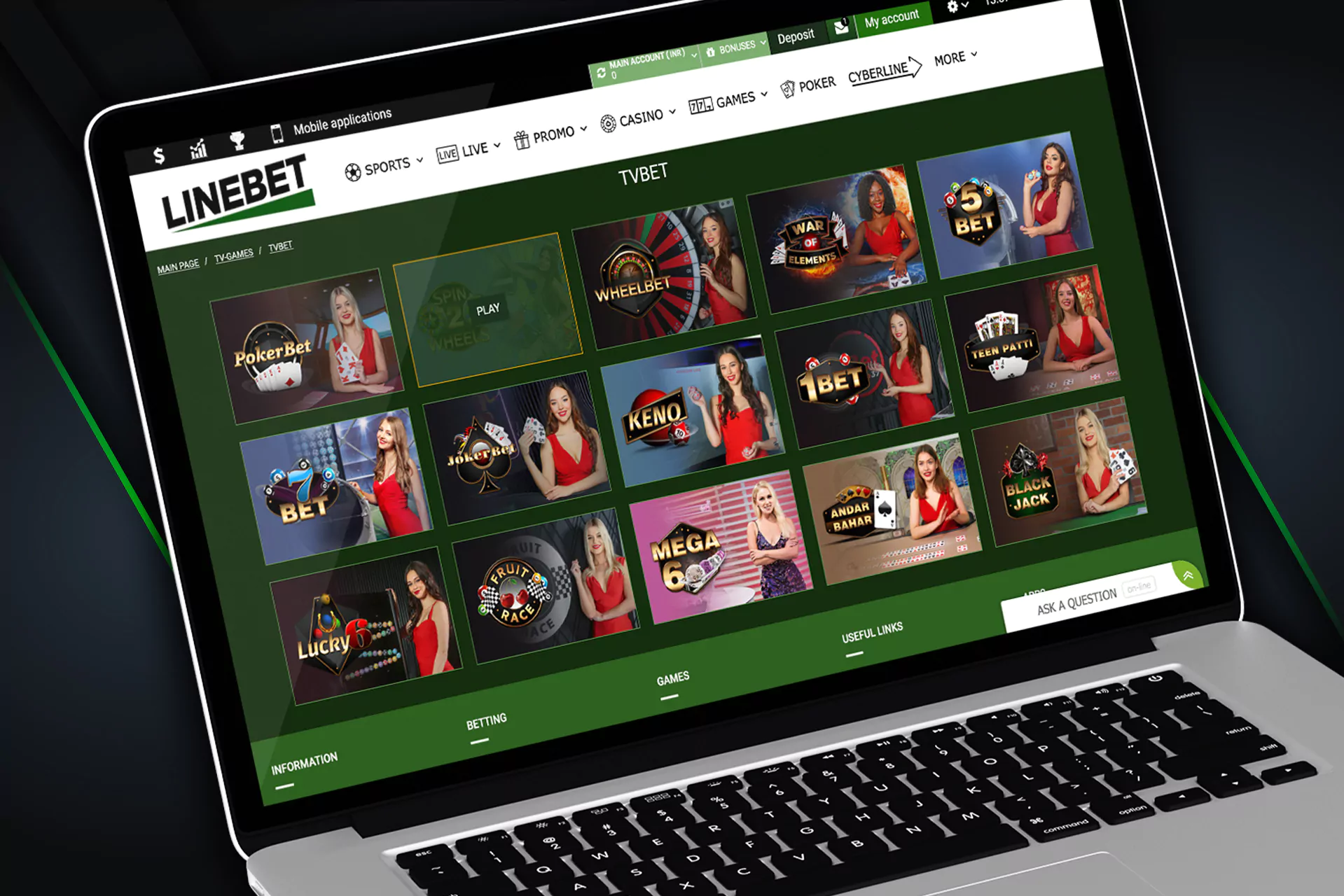 Play TV Games at Linebet.