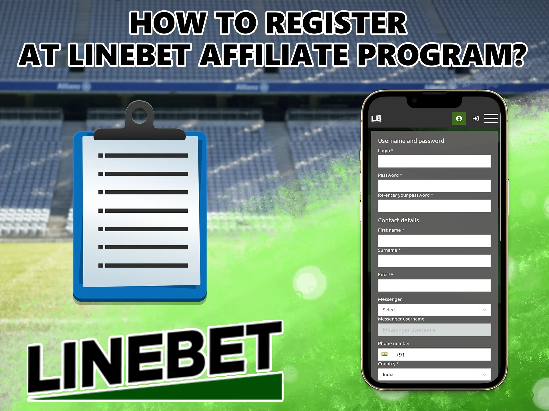 Any customer can easily become an affiliate by simply completing the Linebet affiliate registration procedure.
