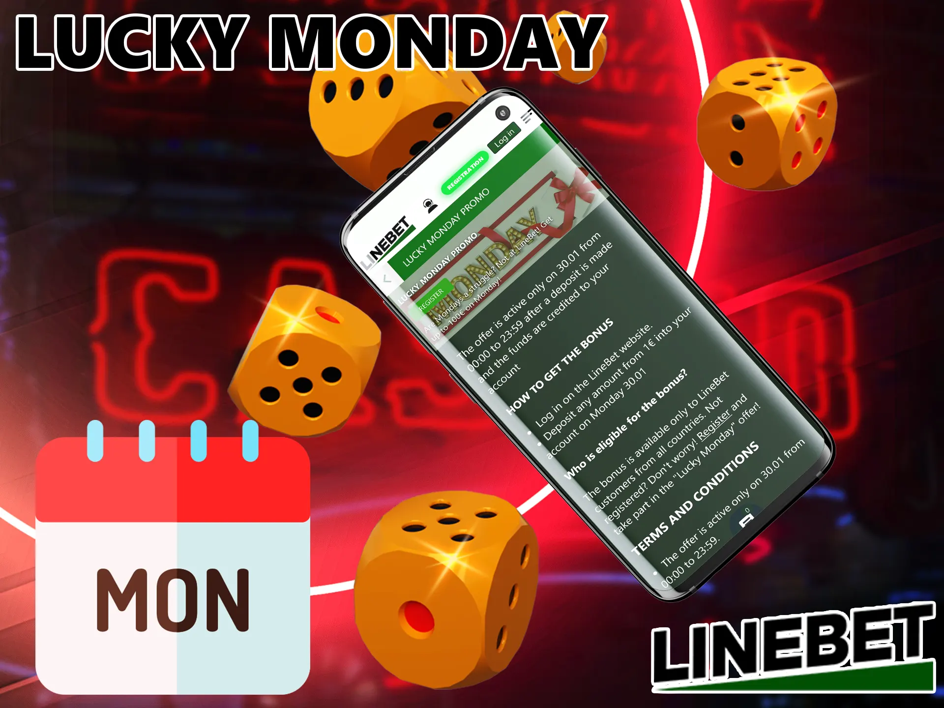 At the start of the week you can double your deposit, just try out the Linebet Monday bonus as well as other Linebet promotions.