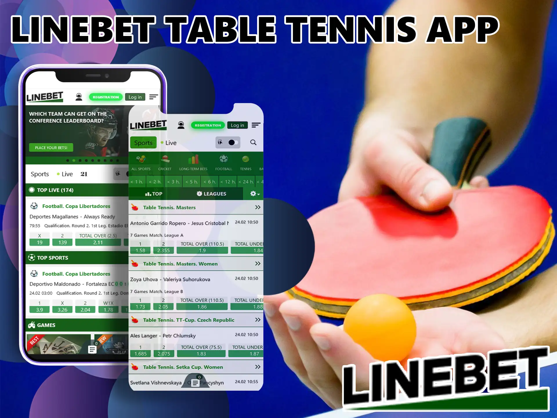 Indian users can enjoy betting on this exciting sport thanks to the well-designed software and also get real money from Linebet.