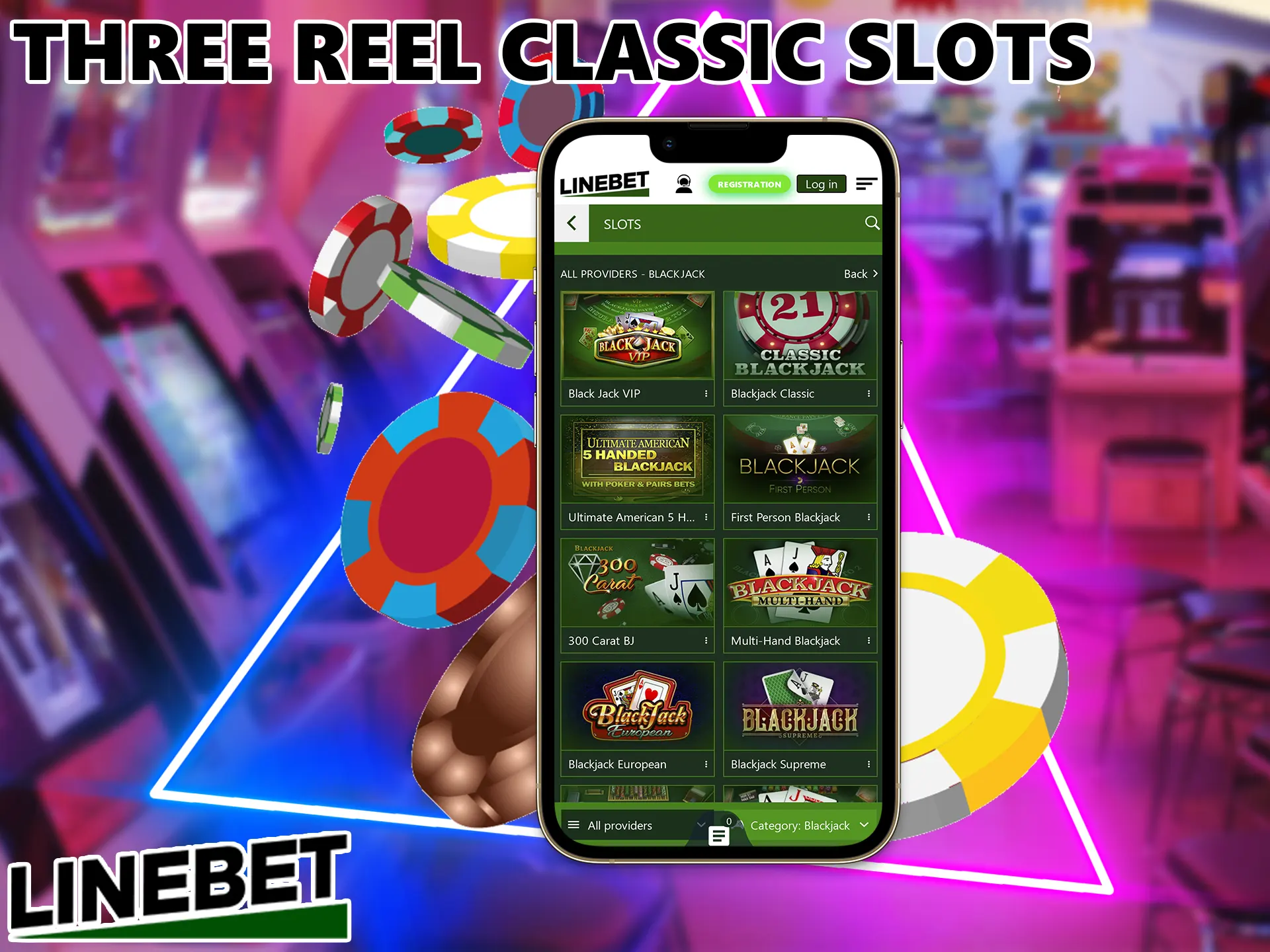 This is an example of the original slots, which is more advanced and adds more paylines, and many other features that will be of interest to Linebet players.