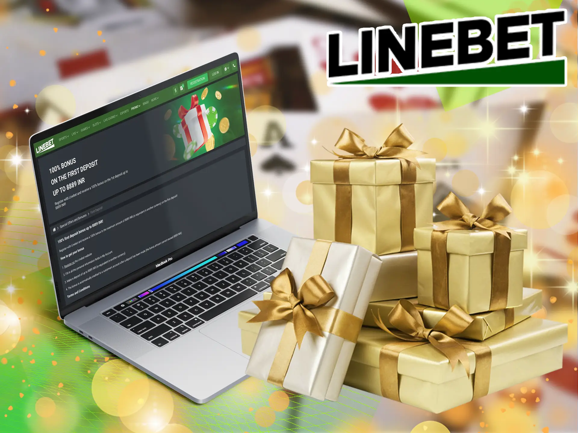 New users will receive a nice compliment from Linebet for creating an account, it can be used in both casino and sports betting.