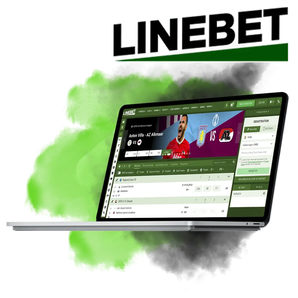 You can have a good time with the big screen of your computer, because this version of Linebet is universal and adapts to all resolutions.