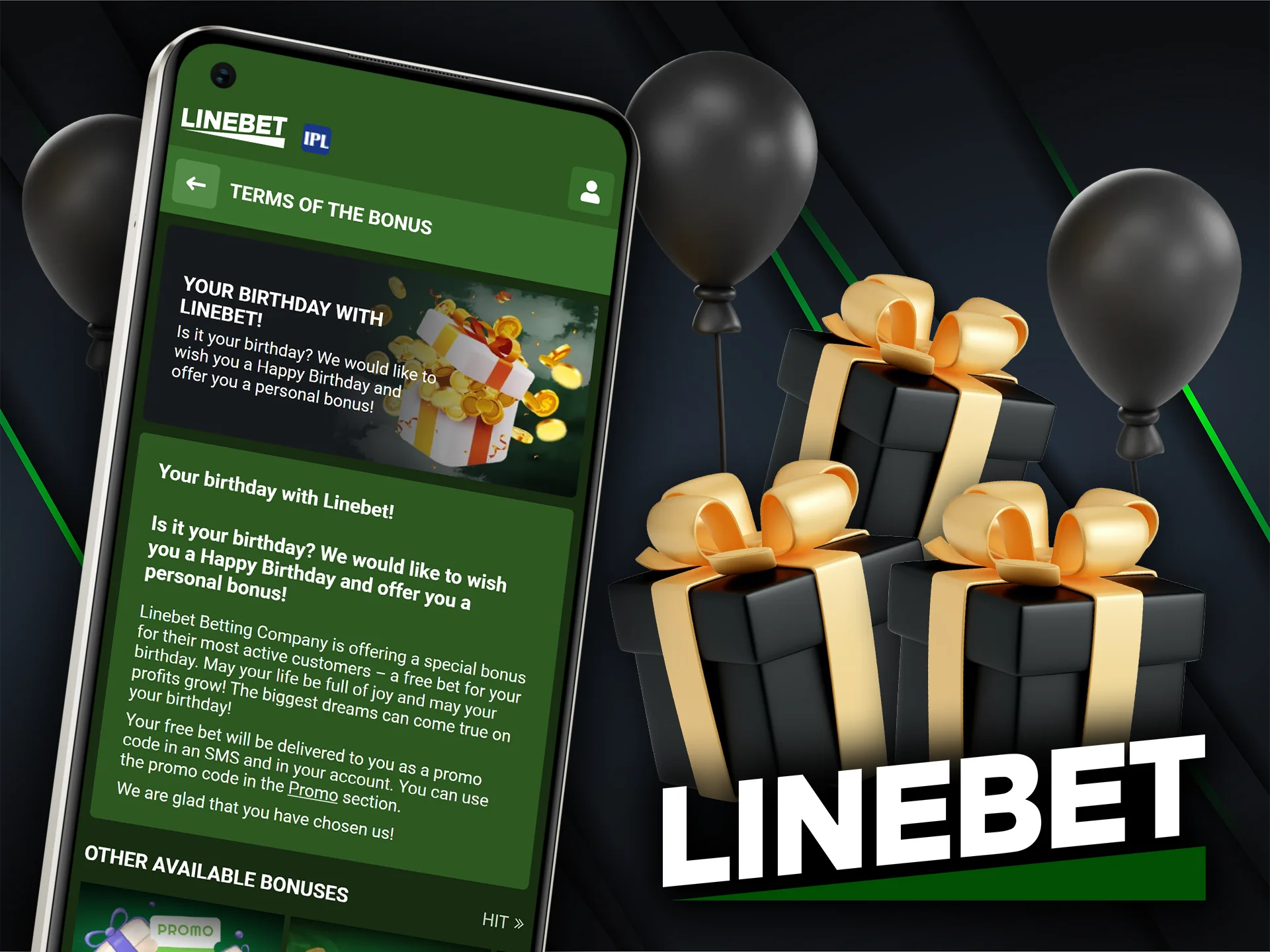 Don't forget to get your Linebet birthday bonus.